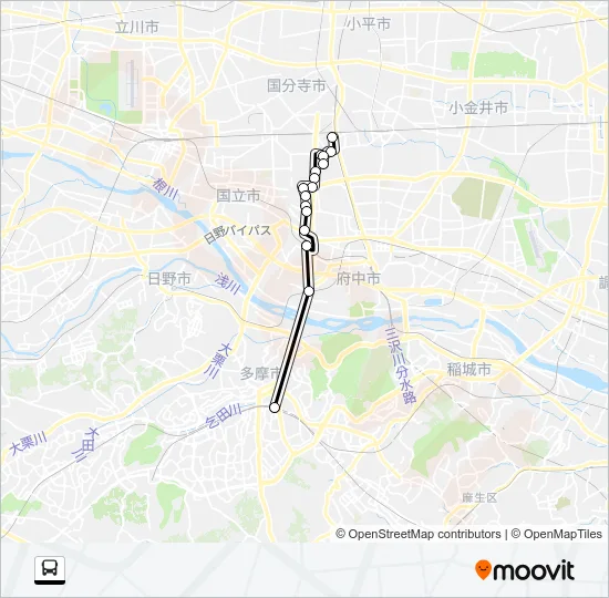 永８１ バスの路線図