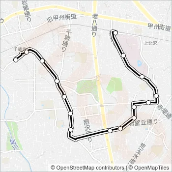 烏５１ Bus Line Map