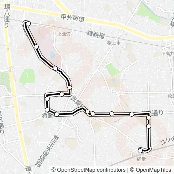 経０２ Bus Line Map
