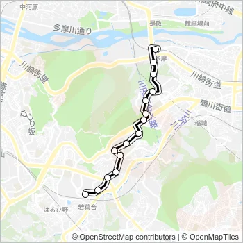 若０２ Bus Line Map