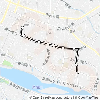 調０１ Bus Line Map