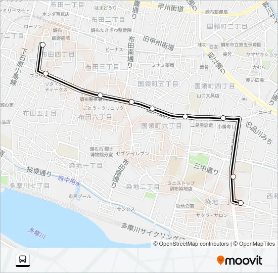 調０１ バスの路線図