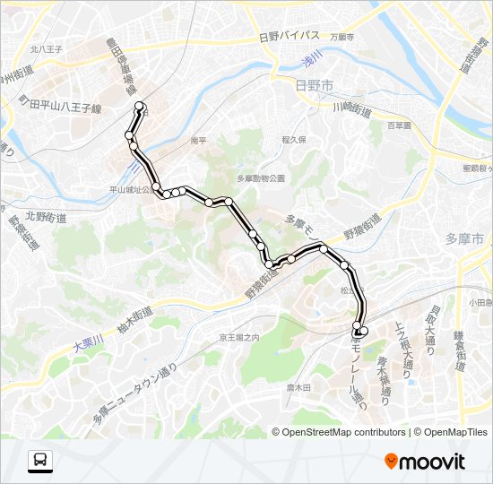 豊３２ Bus Line Map