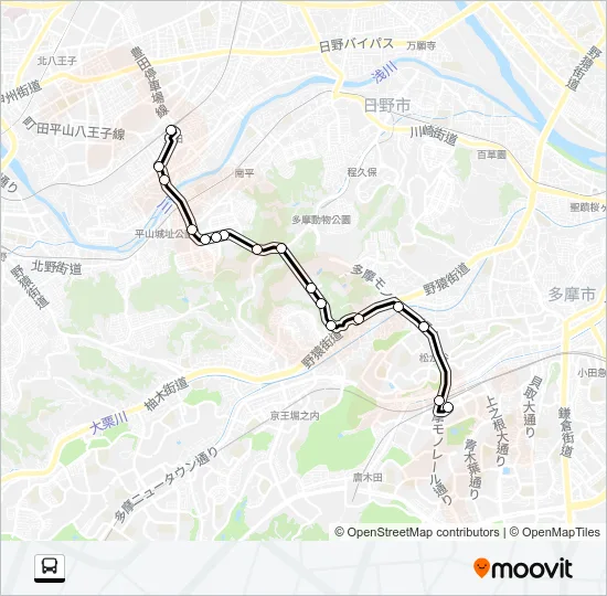 豊３２ Bus Line Map