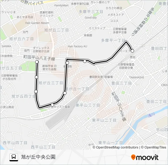 Yutaka 41 Bus Line Map