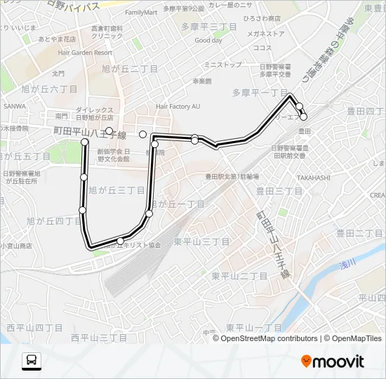 豊４１ Bus Line Map