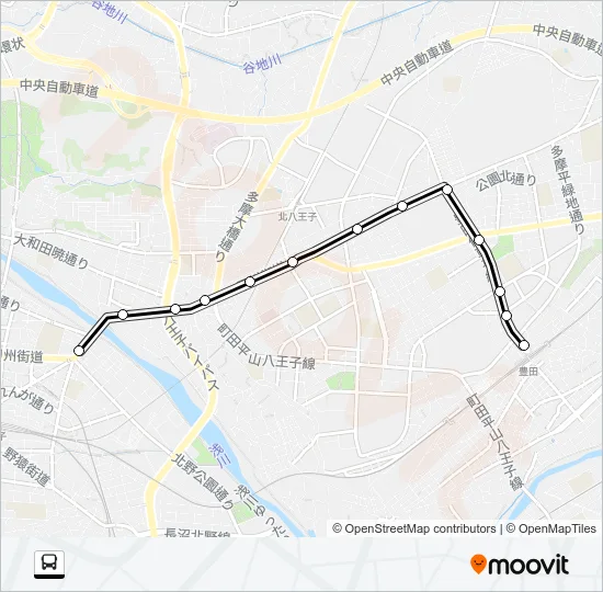 豊５５ バスの路線図