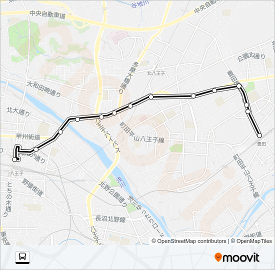 豊５６ Bus Line Map
