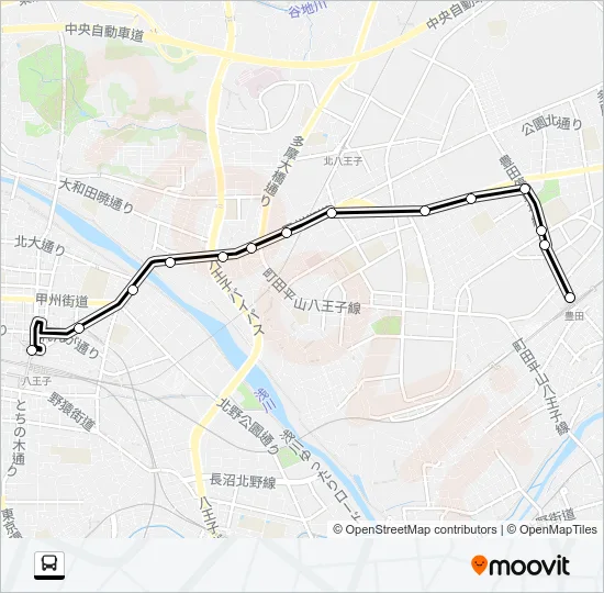 豊５６ Bus Line Map