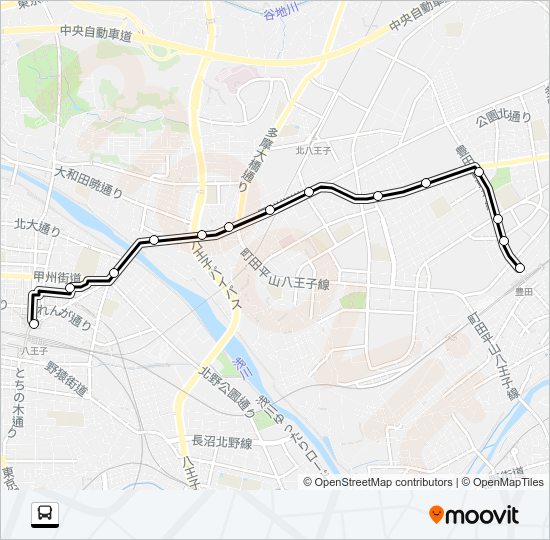豊５６ Bus Line Map