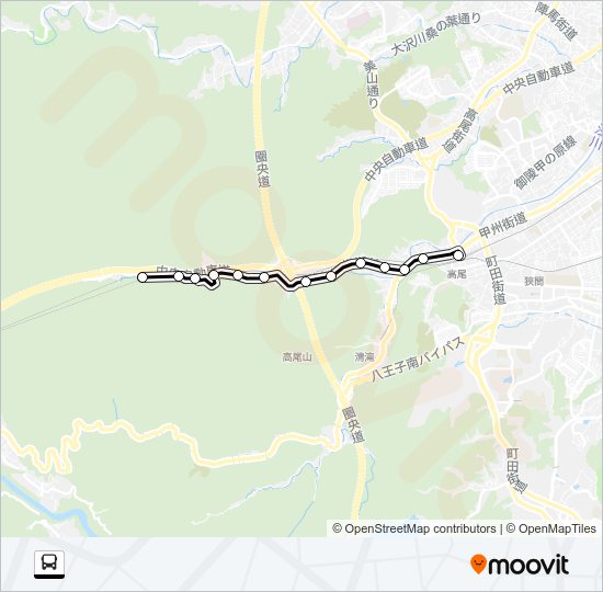 高０１ Bus Line Map