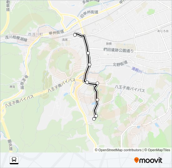 高２４ Bus Line Map