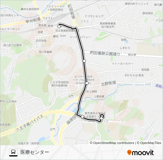 高２５ バスの路線図