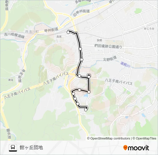 高２７ Bus Line Map