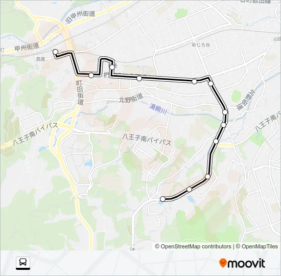 高２８ Bus Line Map
