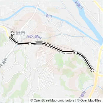 高３１ Bus Line Map