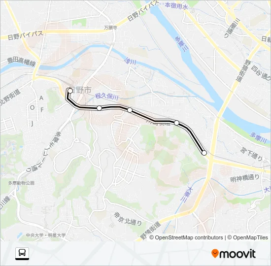 高３１ バスの路線図