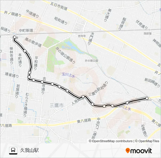 Route 64 Bus Line Map