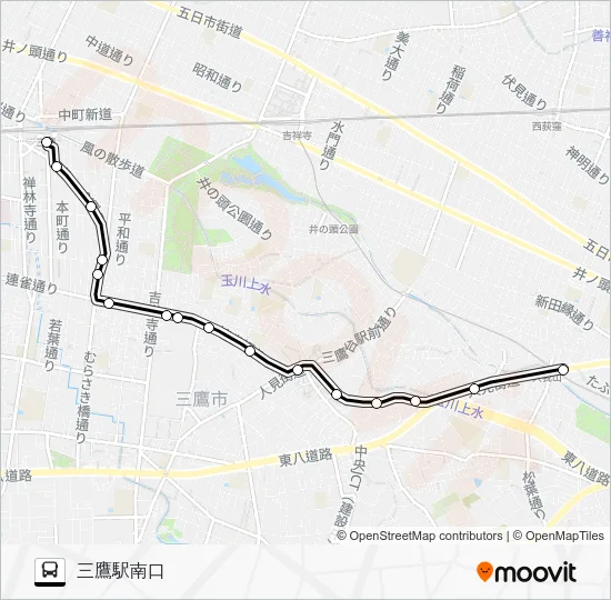 Route 64 Bus Line Map