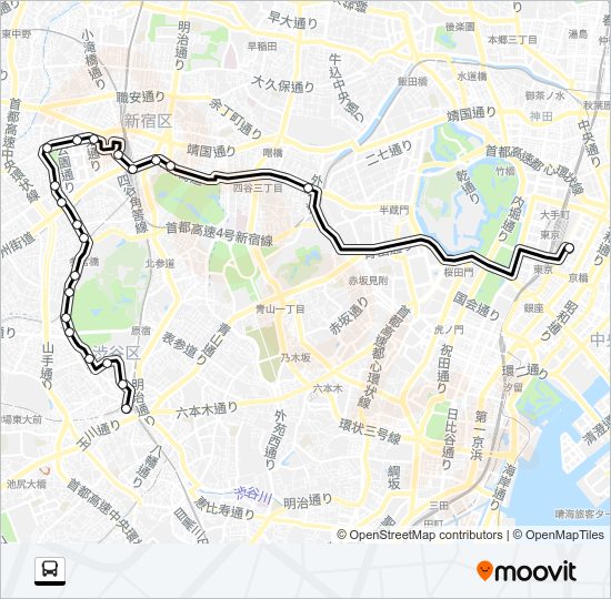 ０５０ Bus Line Map