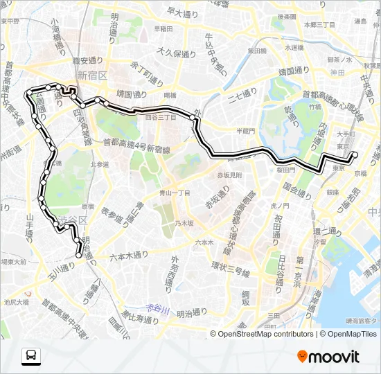 ０５０ Bus Line Map