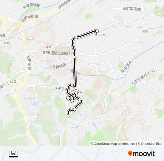 め小０１ Bus Line Map