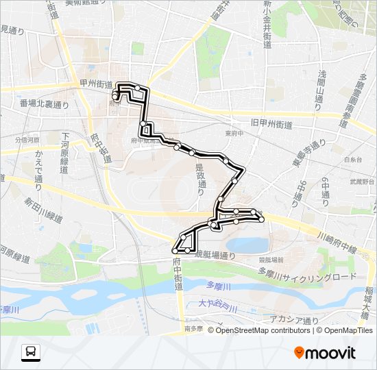 是政循環 Bus Line Map