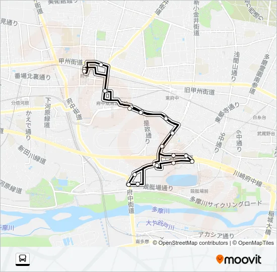 是政循環 Bus Line Map