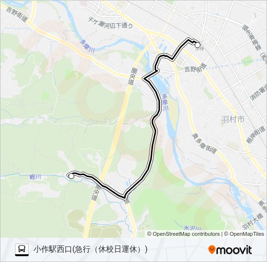 急行 Bus Line Map