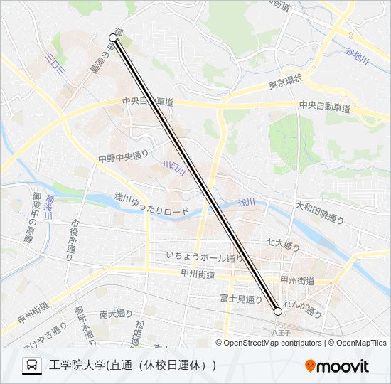 直通 Bus Line Map
