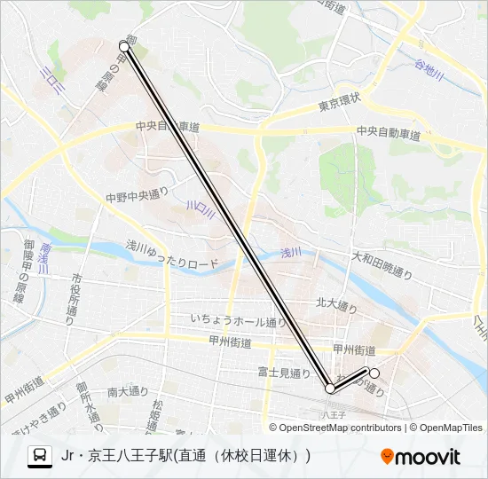 直通 Bus Line Map