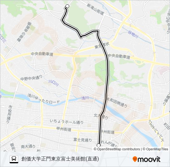 直通 Bus Line Map