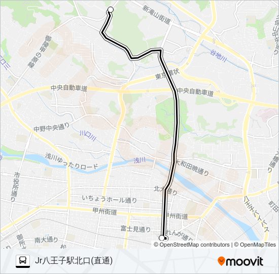直通 Bus Line Map