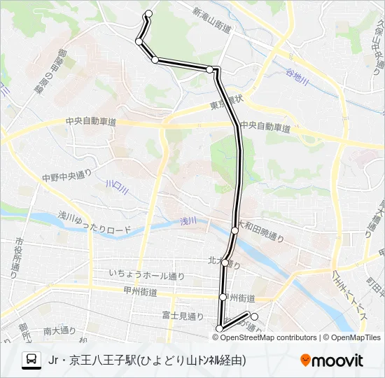 ひ02 Bus Line Map