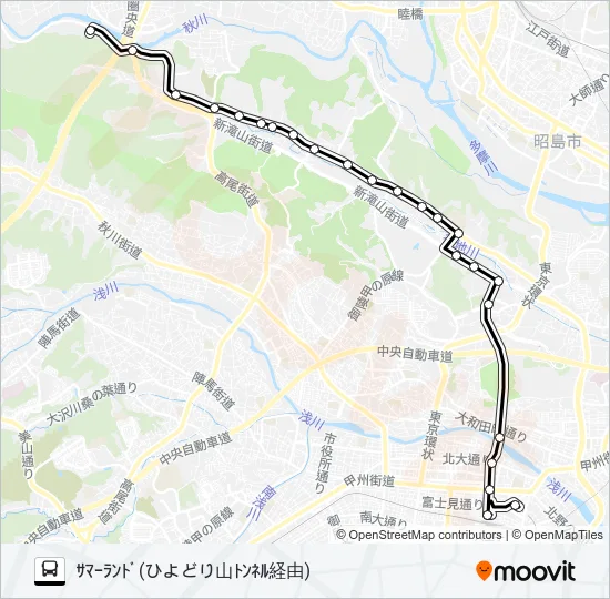 ひ03 Bus Line Map