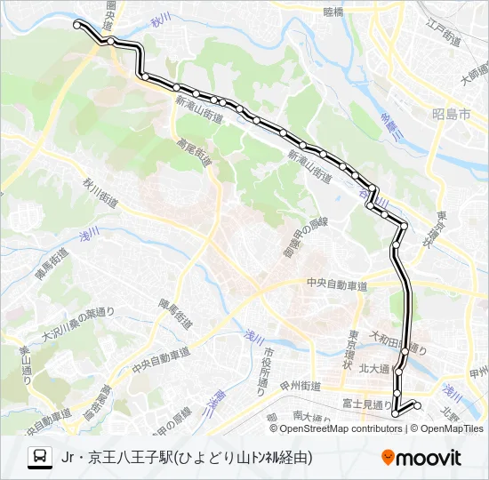 ひ03 Bus Line Map