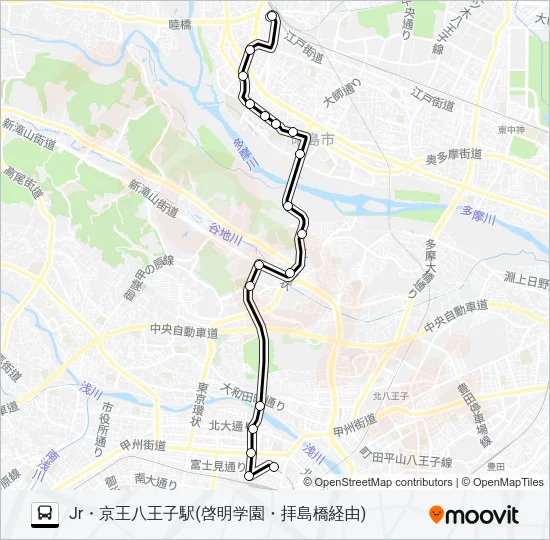 ひ06 Bus Line Map