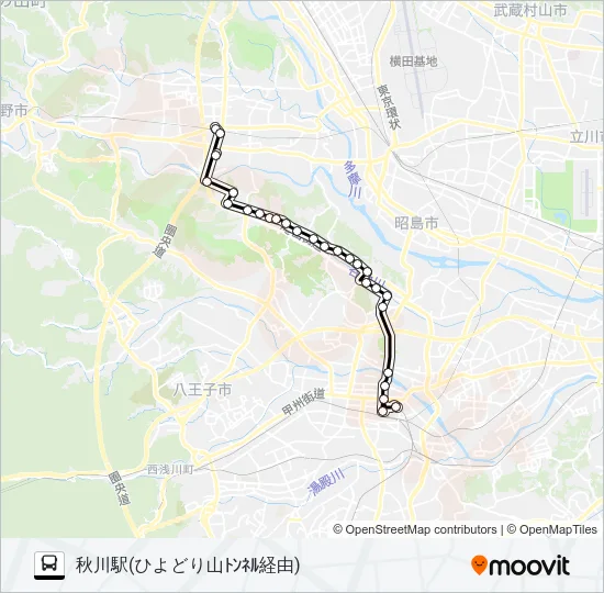 ひ07 Bus Line Map