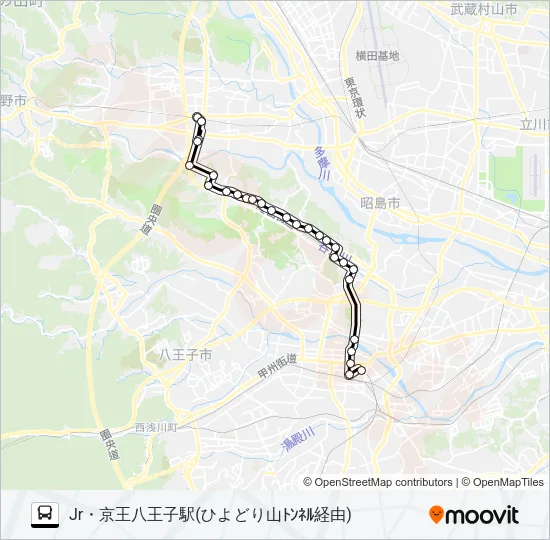 ひ07 バスの路線図