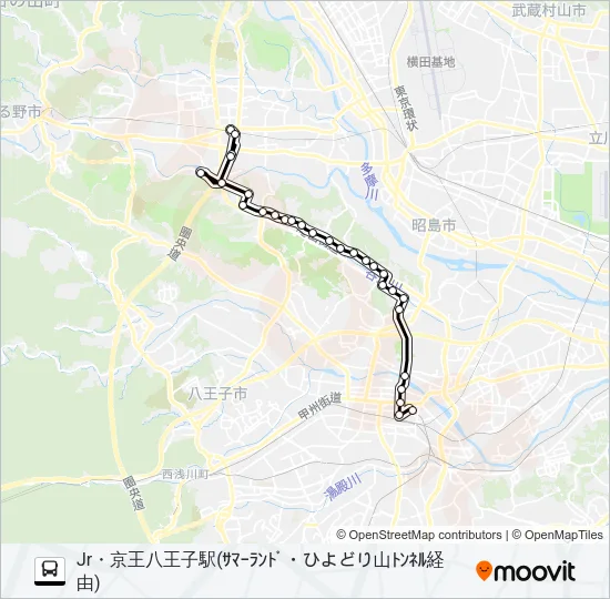 ひ07 Bus Line Map
