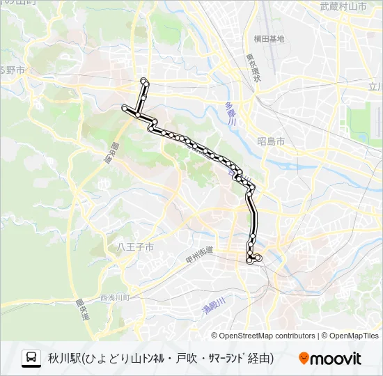 ひ07 Bus Line Map