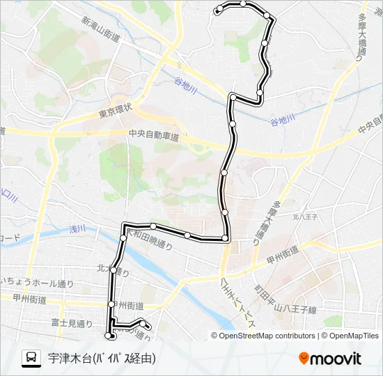 バ01 Bus Line Map