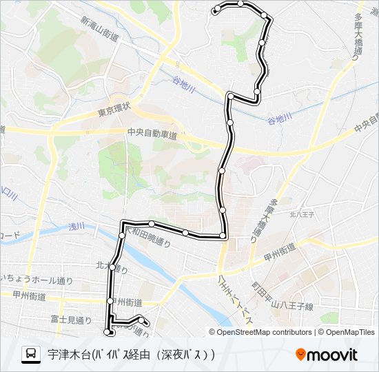バ01 Bus Line Map