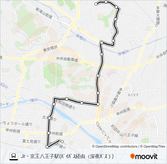 バ01 Bus Line Map