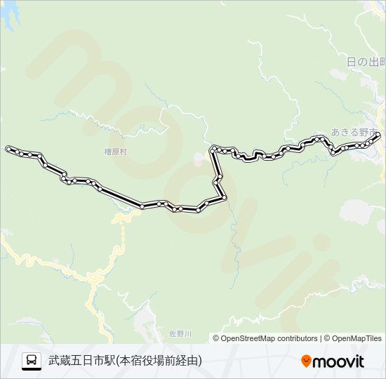 五10 Bus Line Map
