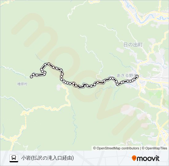 五12 Bus Line Map