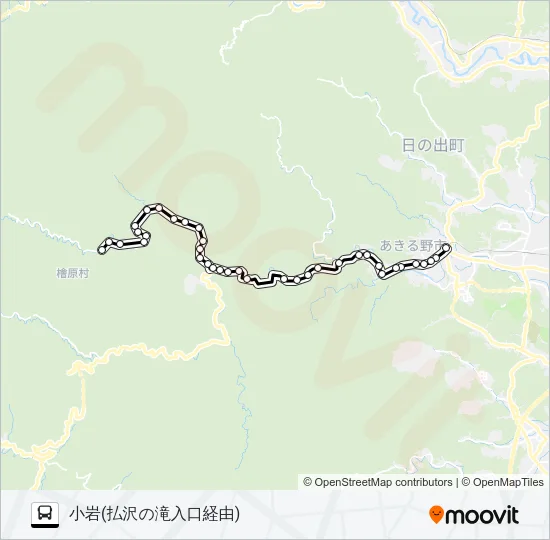 五12 Bus Line Map