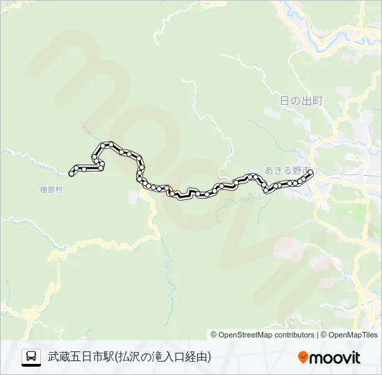 五12 Bus Line Map