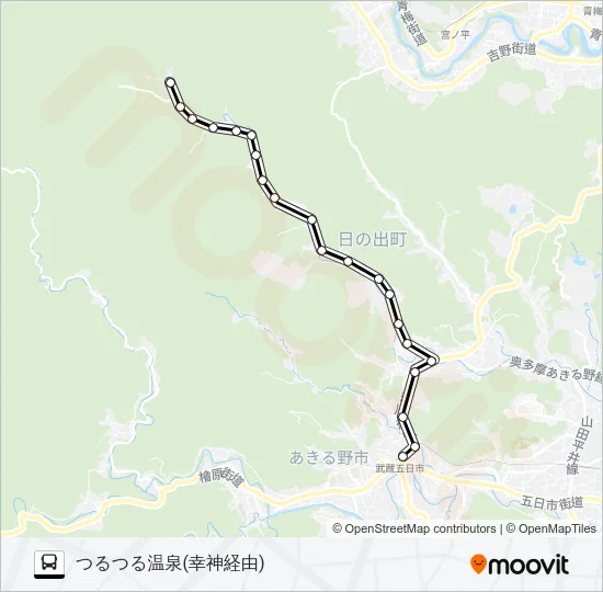 五20 バスの路線図
