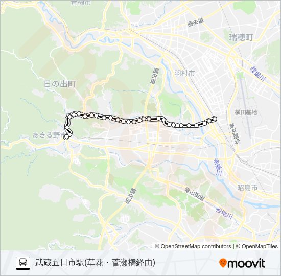 五30 Bus Line Map